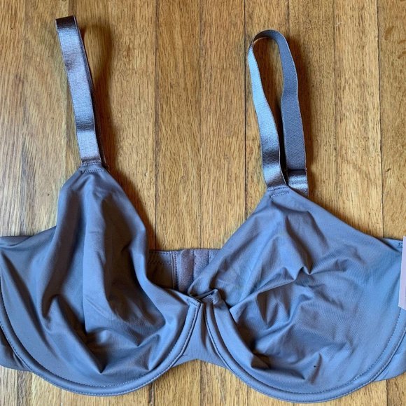 UNLINED DEMI CUT BRA GRAY 34DDD AUDEN - Picture 4 of 8
